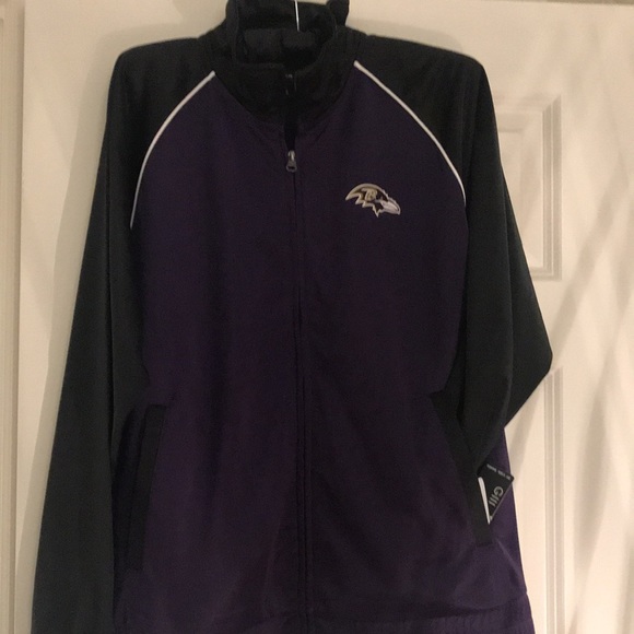 🏈 BALTIMORE RAVENS G3 4 HER TRACK JACKET NWT! WOMENS XL, FIRST 2 PICS ARE STOCK - Picture 6 of 12
